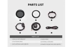 China GPS Lap Timer ABS Speedometer Racing Dashboard Gauges supplier
