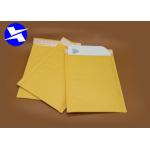 Lightweight Kraft Paper Bubble Mailers Self Adhesive Tape High Frequency Heat Seal for sale