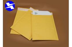 China Lightweight Kraft Paper Bubble Mailers Self Adhesive Tape High Frequency Heat Seal supplier