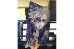China 3D Lenticular Anime Wall Posters Hunter X Hunter Triple Transition Pictures Flip supplier
