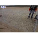 Galvanized PVC Coated Gabion Baskets For River Protection Wall OEM Service for sale