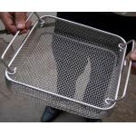 Disinfection Rectangular Wire Mesh Basket Metal For Sterilization for sale