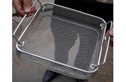 China Disinfection Rectangular Wire Mesh Basket Metal For Sterilization supplier