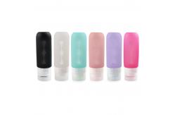 China Refillable Leak Proof Silicone Travel Bottles For Shampoo Conditioner supplier