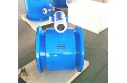 China RS485 4-20mA Digital Flow Meter Anti Corrosive Magnetic Flowmeter supplier