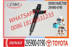 China High Quality Common Rail Fuel Injector 295900-0190  23670-30170 supplier