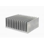 6063 Silvery Anodized Aluminum High Power Heat Sink Extrusion Profiles With CNC Machining for sale