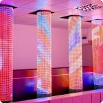 Advertising Video Building Media Window Wall IP68 P40 P50 P100 LED grid screen
