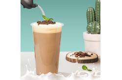 China Custom Printed Plastic Cup With Lids Disposable Eco Friendly PET PLA Clear 24oz supplier