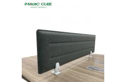 China Office Desk Divider 100% Polyester Fiber Noise Reduce Acoustic Desk Divider supplier
