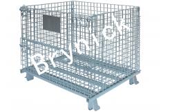 China 40x32x33 Inch Collapsible Metal Storage Containers , Industrial Collapsible Containers supplier