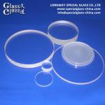 Tempered Borosilicate Float Glass Light Lenses Flat Round Glass Lens for sale