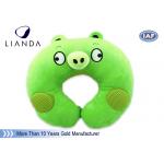 Customized Animal Memory Foam Pillows , Soundbox U Shape Pillow With Velvet Cover