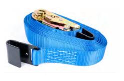 China Rust Resistant Polyester Ratchet Tie Down Straps 2500 Lbs 2 Inches supplier