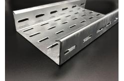 China EG Galvanized Perforated Cable Tray Wireway 150mm Ventilated Trough supplier
