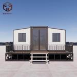 Adjustable Foldable 20ft Container Prefab Homes Customized