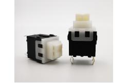 China RoHS Push Button On Off SPST DIP Self Locking Unlocked Switch supplier