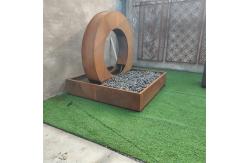 China Resisitant Material Corten Steel Water Feature Welding Process supplier