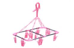 China Betterall High End Durable Socks Usage Pink Plastic Hanger Clips supplier