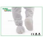Skid Resistant PP CPE Disposable Shoe Cover With NPVC Sole for sale