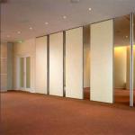 Acoustic Folding Door Partition No Floor Track Sliding Folding Partition For Banquet Hall for sale