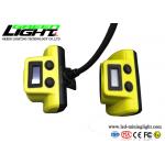 18000LUX 6.8Ah Rechargeable Mining Cap Lamps IP68 385LUM