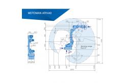 China 1440mm 12kg Payload Arc Welders AR1440 Yaskawa Robot Arm supplier