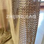 Pvd Finished Stainless Steel Smart Architect Ring Mesh Curtain for sale