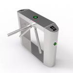 Security Tripod Turnstile Gate Supermarket Access Control Manual Semi Automatic for sale