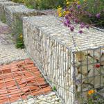 Bending Gabion Fence System / Box Retaining Wall 1*1*0.5m for sale