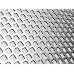 1x2M Decorative Perforated Sheet Metal Panels PVC Coated Hold Size 0.5-8.0mm for sale