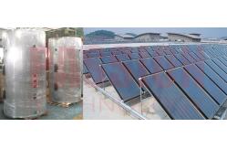 China 2000L Flat Plate Pressurized Solar Water Heater Flat Panel Solar Heating Collector supplier
