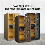 Fingerprint Digital Lock Home Safety Safe Box H1000mm Gold YB/RS-100D