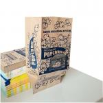 100 Pack Fold And Seal Popcorn Paper Bags