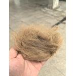 Recycled Polyester Staple Fiber 6D 51mm Camel High Tear Resistance for sale
