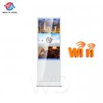 CMS Control 55 Inch Floor Standing Digital Signage With Split Screen