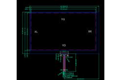 China High Sensitivity Lcd Touch Panel Various Glass Thickness Acceptable supplier