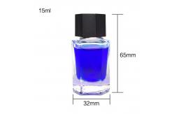 China Clear Square Empty 50 Ml Glass Ink Bottle Various Shapes Glass Bottle supplier