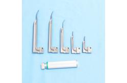 China Throat Detection Ent Conventional Removable Veterinary Fiber Optic Laryngoscope Set supplier