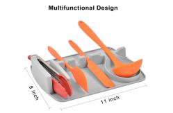 China Multifunction Kitchen Gadget Tools Spoon Rest Silicone Material supplier
