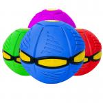 LED Flying Dog Ball Interactive Pet Toys Rubber Plastic Interactive Puppy Toys