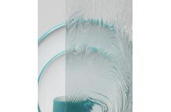 China High Transmittance Clear Patterned Tempered Glass For Doors And Widows supplier
