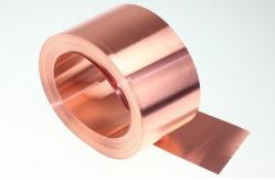 China 70um 35um Copper Foil Sheet , LED 20 Gauge Copper Sheet Roll supplier