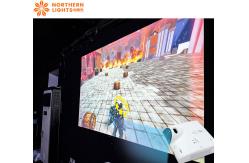 China Northern Lights Attractive Sensing Mech Warrior Wall Projection Interactive Game Machine supplier