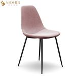 ODM Upholstery Dining Chair Modern Comfortable Fabric Chairs SGS Approved for sale