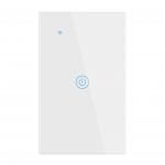 Single Pole Touch Glass 1 Gang Smart Switch Wall Mounted 10A for sale