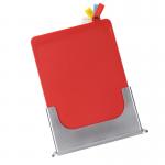 32.5cm Square PP Cutting Board Safety 2KG Food Grade Red Chopping Board for sale
