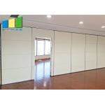 White Color Folding Sliding Operable Partition Walls Acoustic Conference Room Dividers for sale
