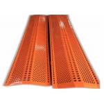 Steel Dust Suppression Windbreak Fence For Construction Site / Road Building Field for sale