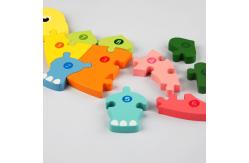 China DIY Children Early Education Cognitive Toys Animal 3D Stereo Clasp Puzzle supplier